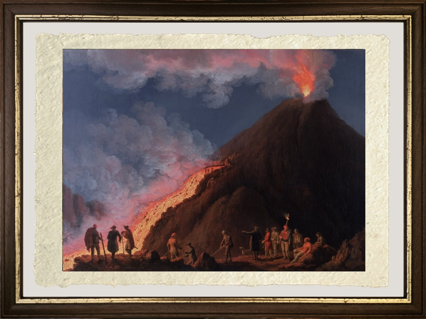 L'eruzione del Vesuvio nel 1774 - Jakob-Philipp Hackert