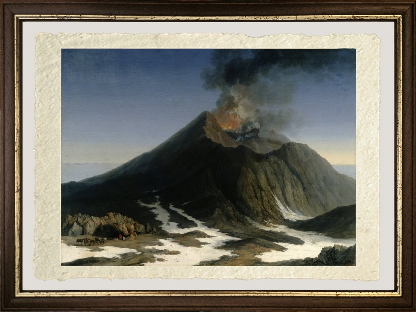 L'eruzione dell'Etna - Jakob-Philipp Hackert