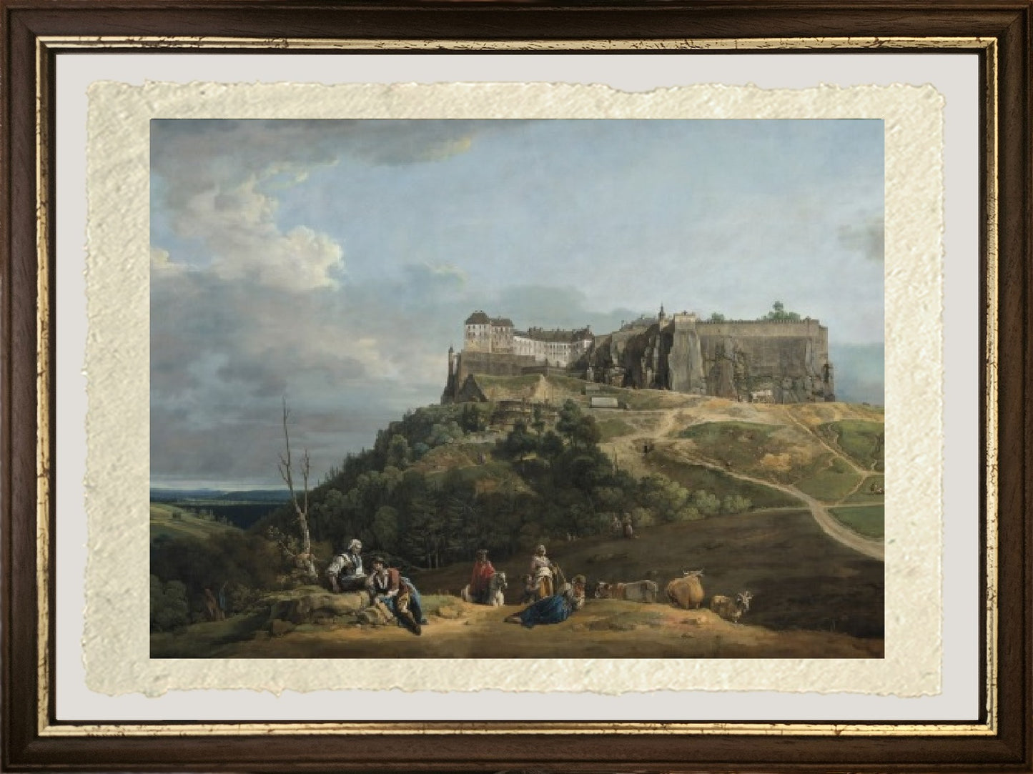 La Fortezza di Königstein - Bernardo Bellotto