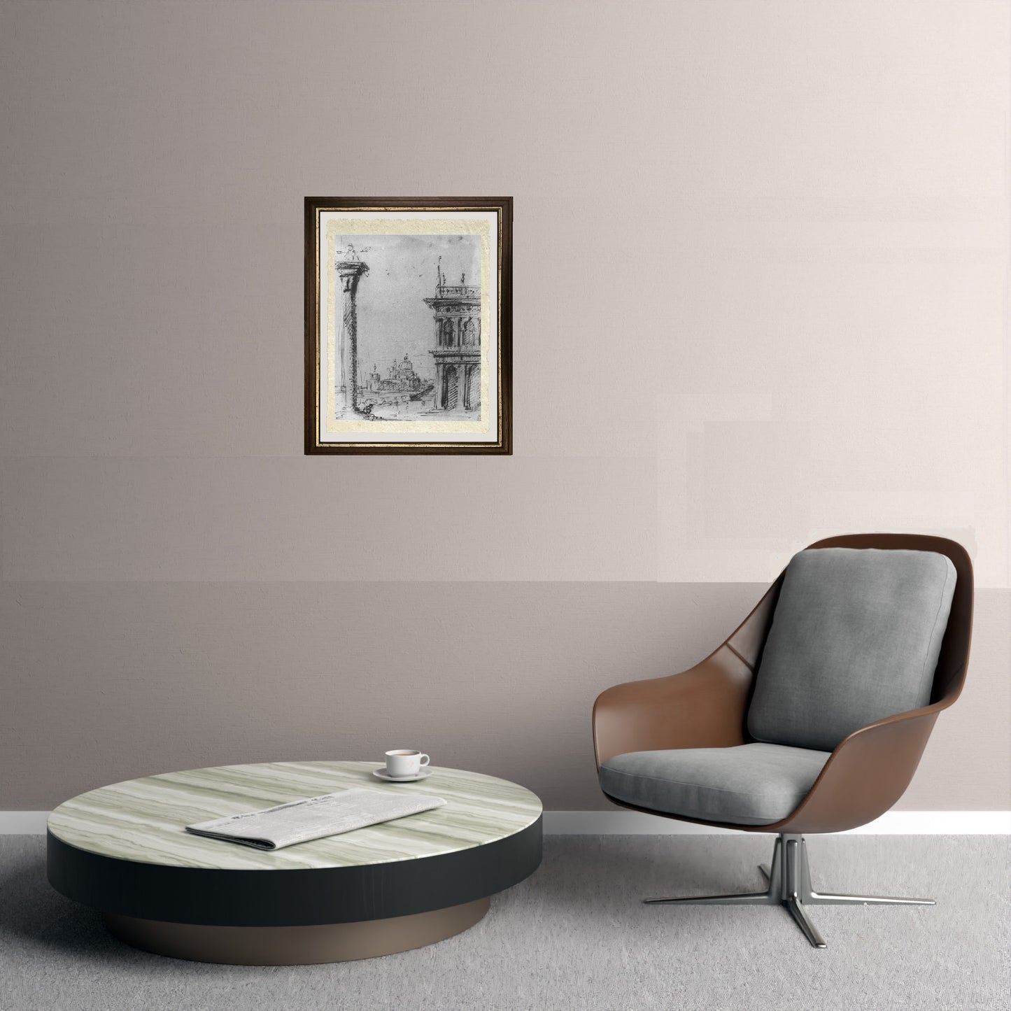 The square towards S. Maria della Salute - Giovanni Antonio Canal, known as Canaletto