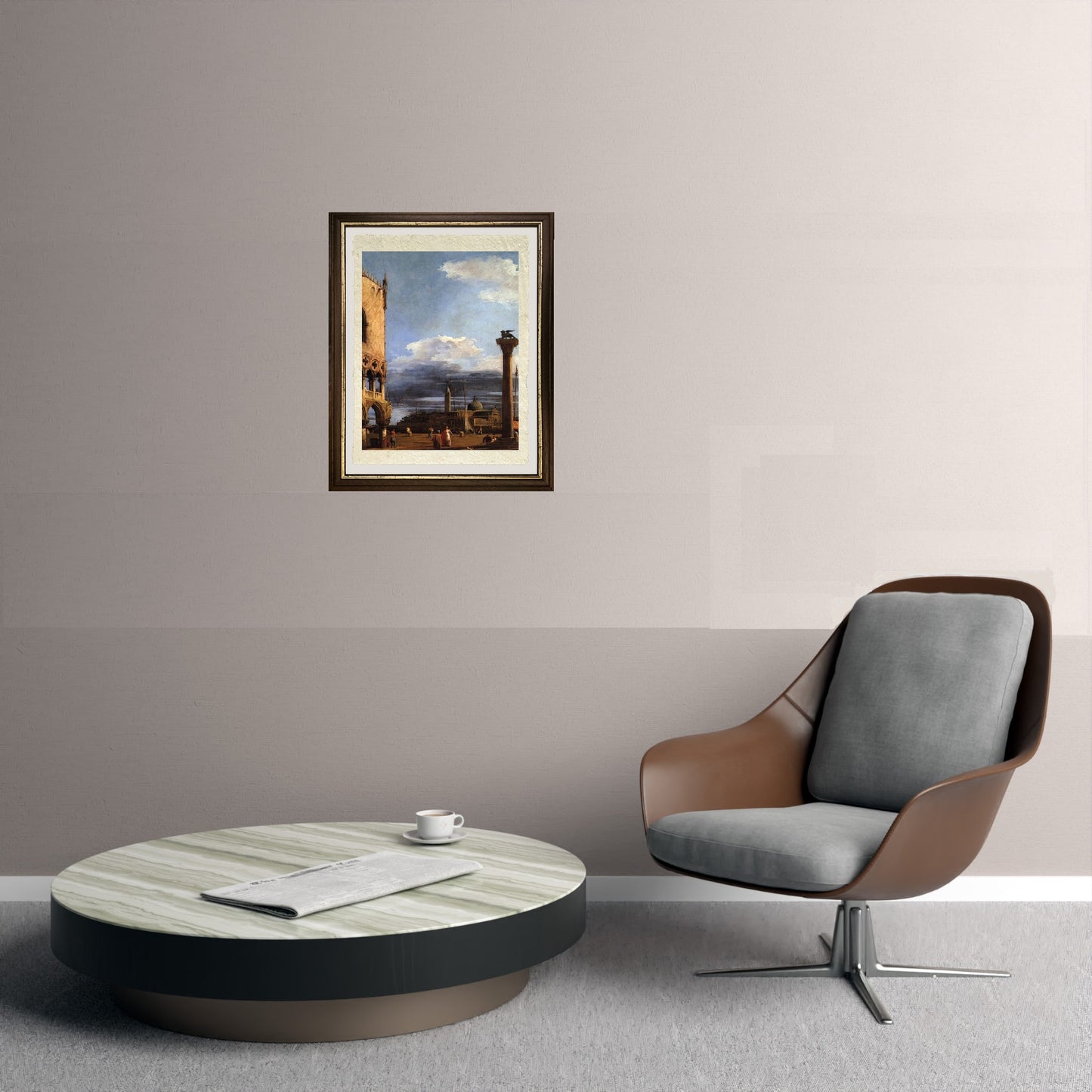 La Piazzetta verso San Giorgio Maggiore - Giovanni Antonio Canal detto Canaletto