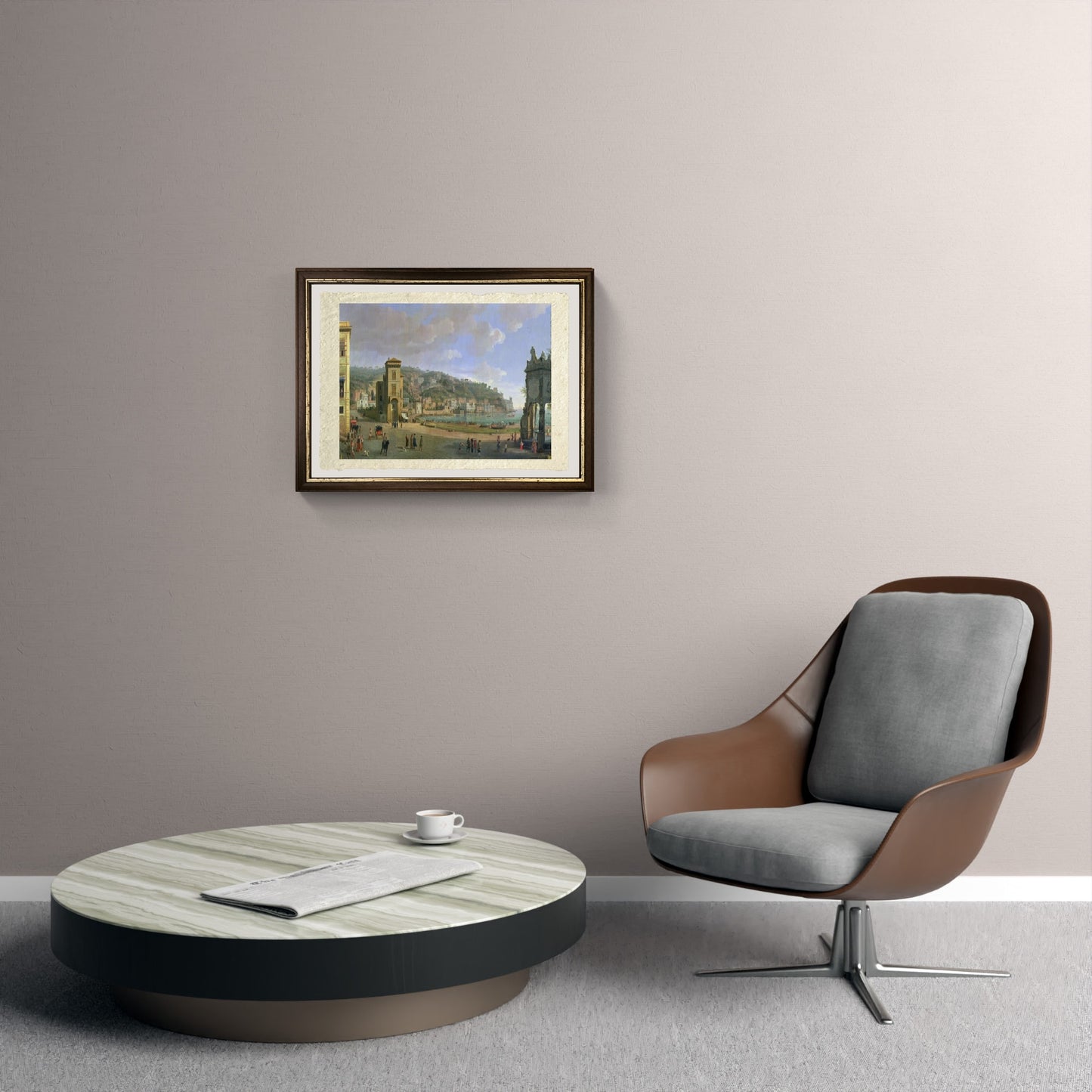 The Riviera di Chiaia in Naples - Gaspare Vanvitelli - Gaspar van Wittel