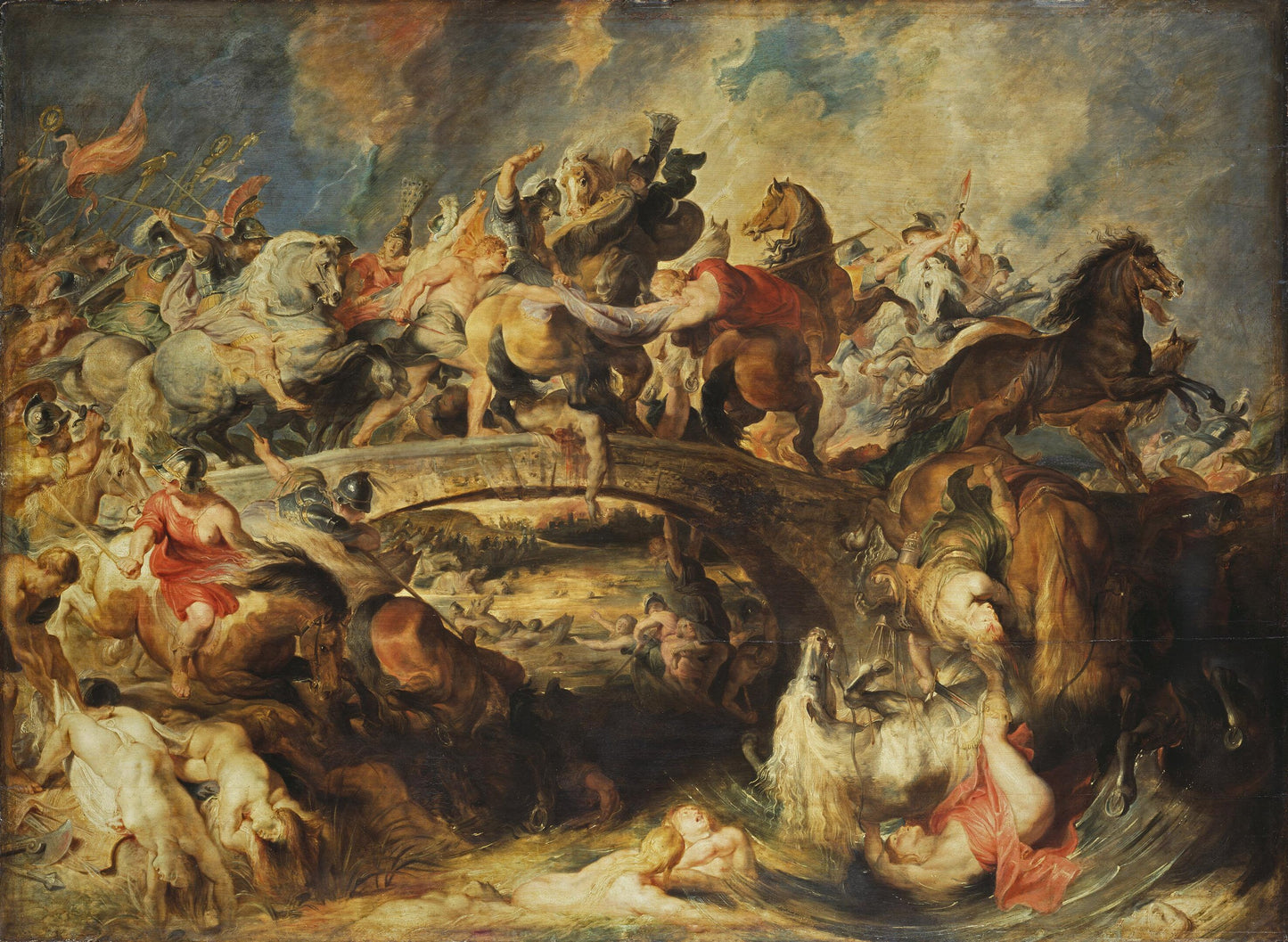 La battaglia delle Amazzoni - Peter Paul Rubens su pregiata carta Amalfi