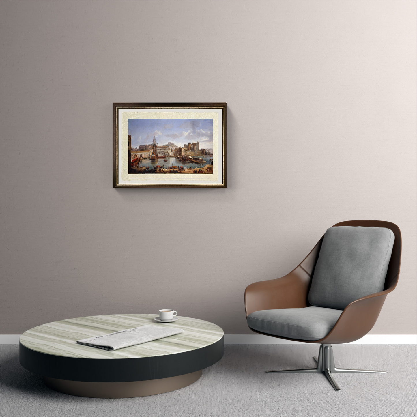 La Darsena, Napoli 1702 - Gaspare Vanvitelli - Gaspar van Wittel