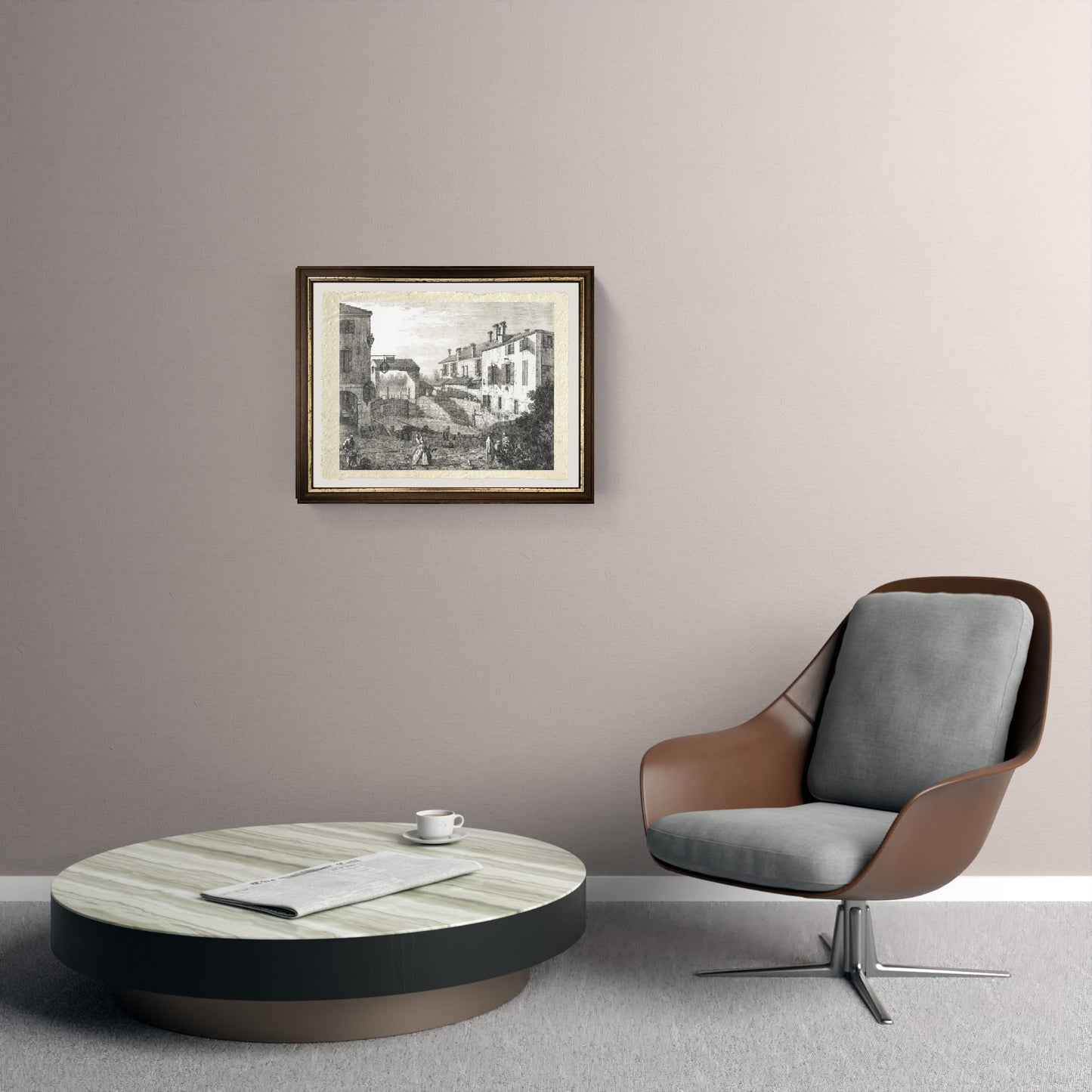 The Gates of Dolo - Giovanni Antonio Canal known as Canaletto