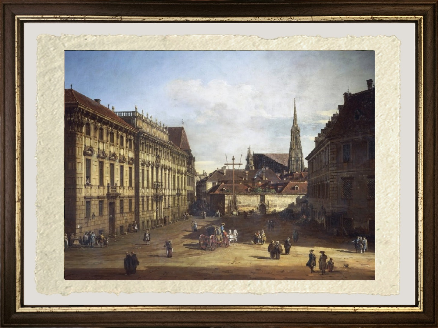 Lobkowitzplatz (Piazza Lobkowitz) a Vienna - Bernardo Bellotto