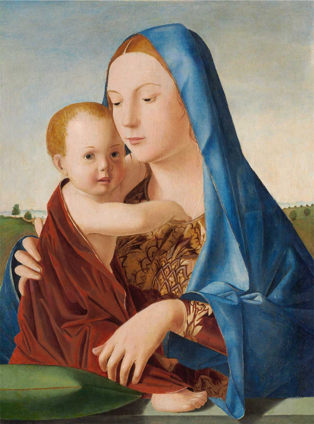 Madonna Benson - Antonello da Messina su pregiata carta Amalfi