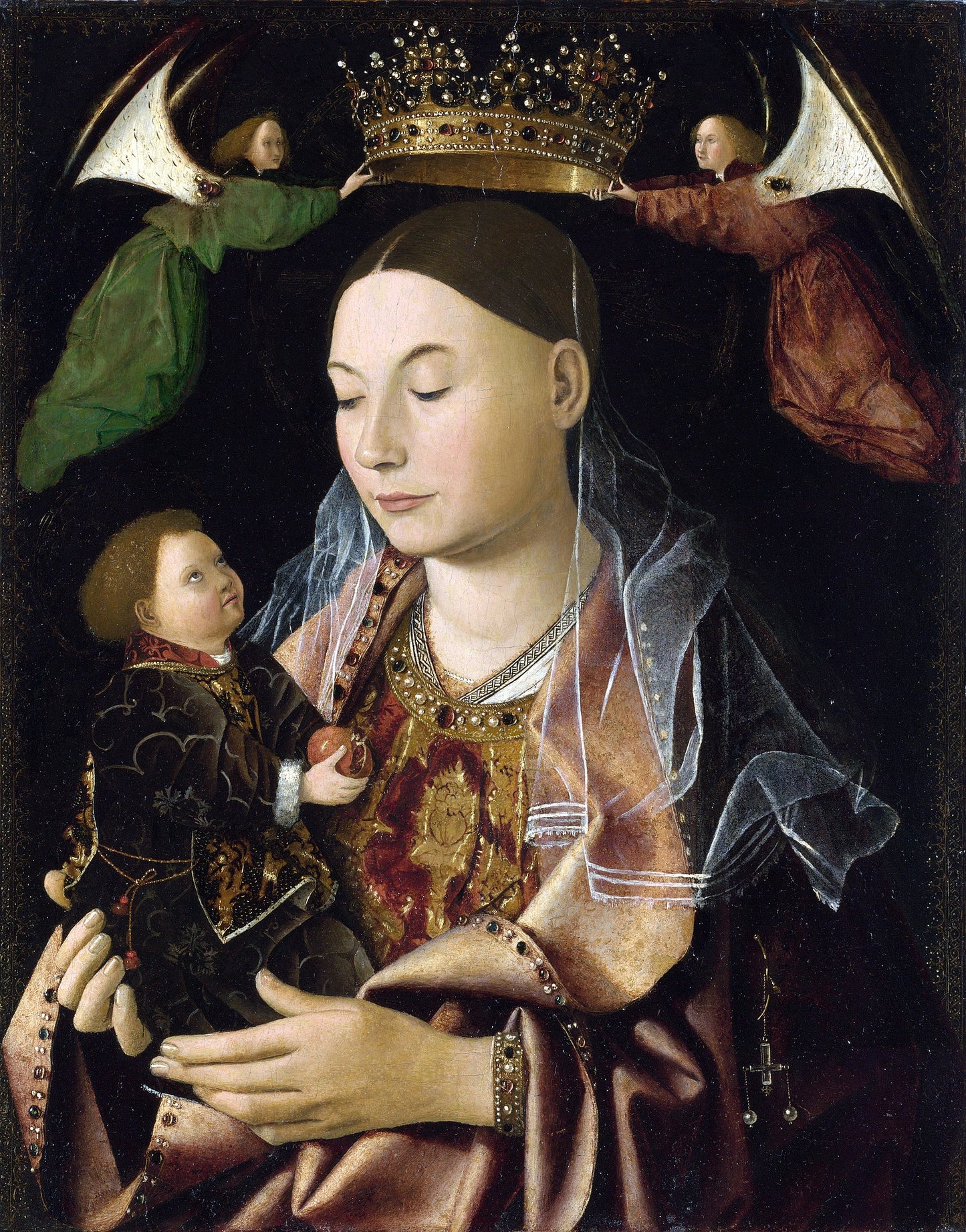 Madonna Salting - Antonello da Messina su pregiata carta Amalfi