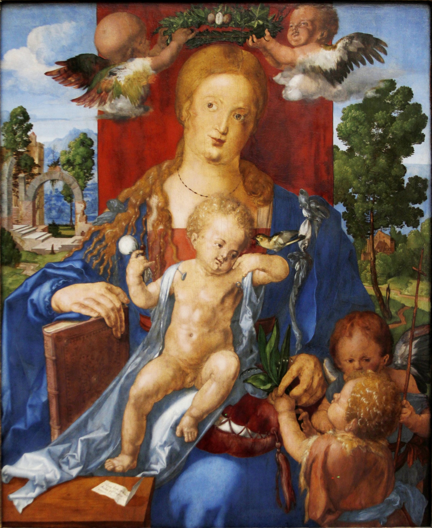 Madonna del Lucherino - Albrecht Dürer su pregiata carta Amalfi