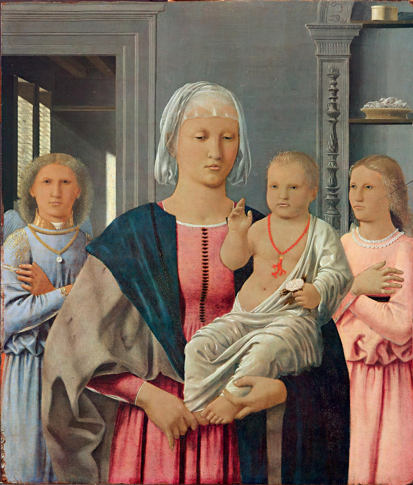 La Madonna di Senigallia - Piero della Francesca su carta Amalfi