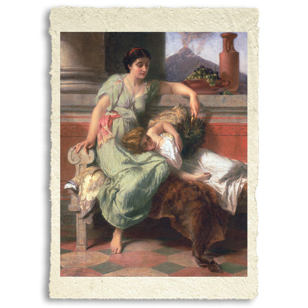 Mother and daughter in Pompeii