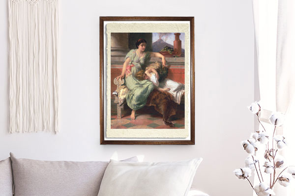 Mother and daughter in Pompeii