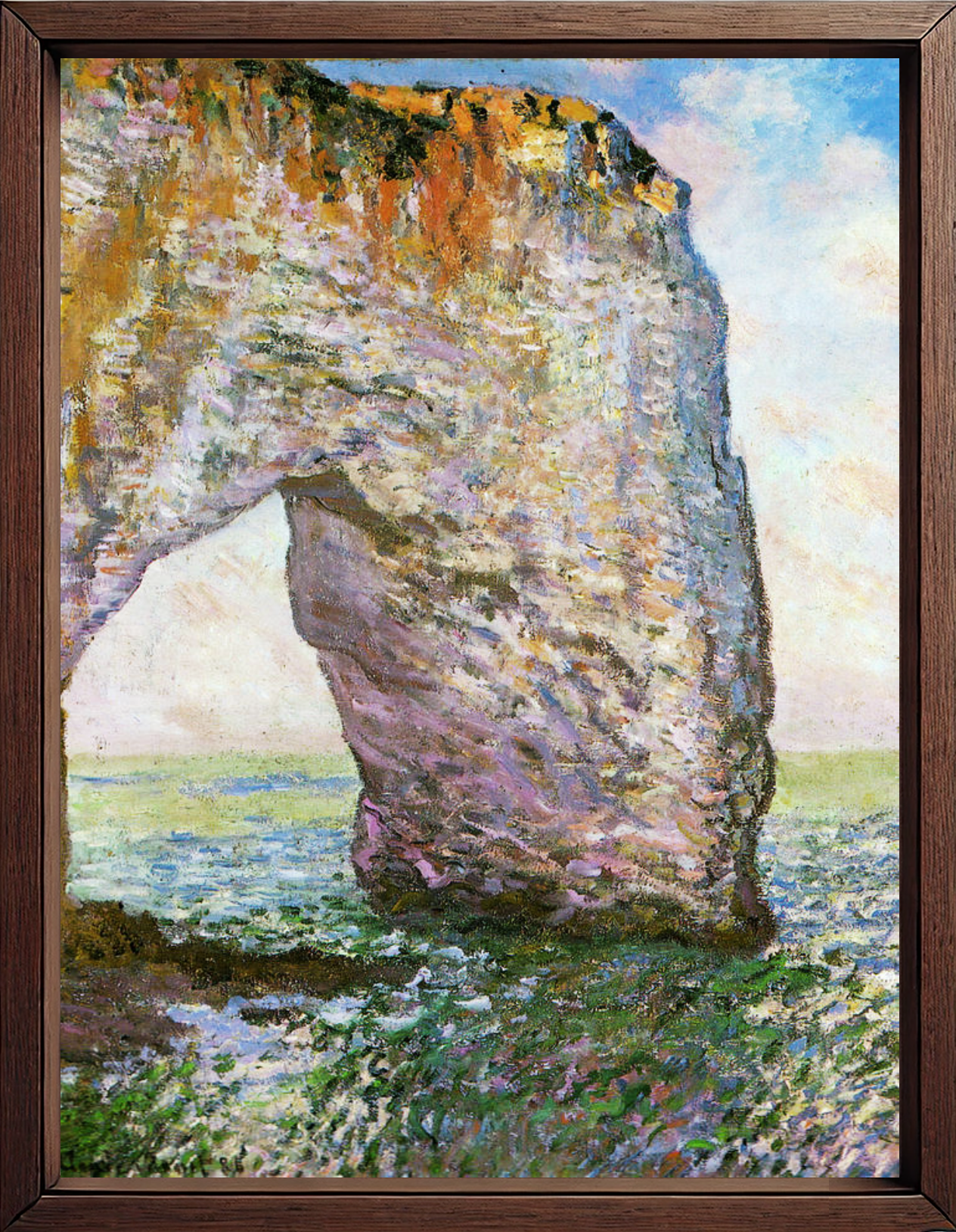 La Manneporte, quadro di Claude Monet