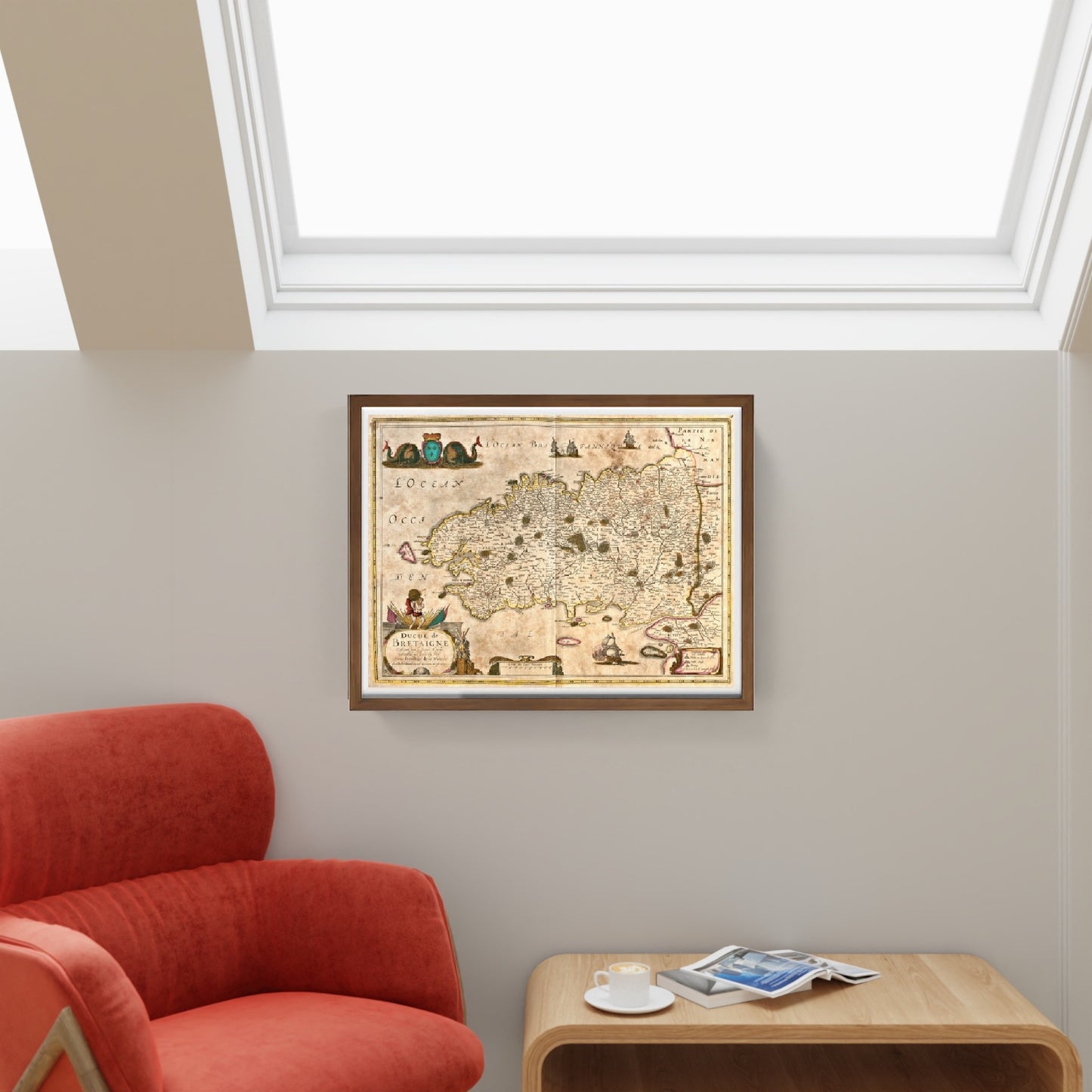 Mappa del Ducato di Bretagna - Frederick de Wit