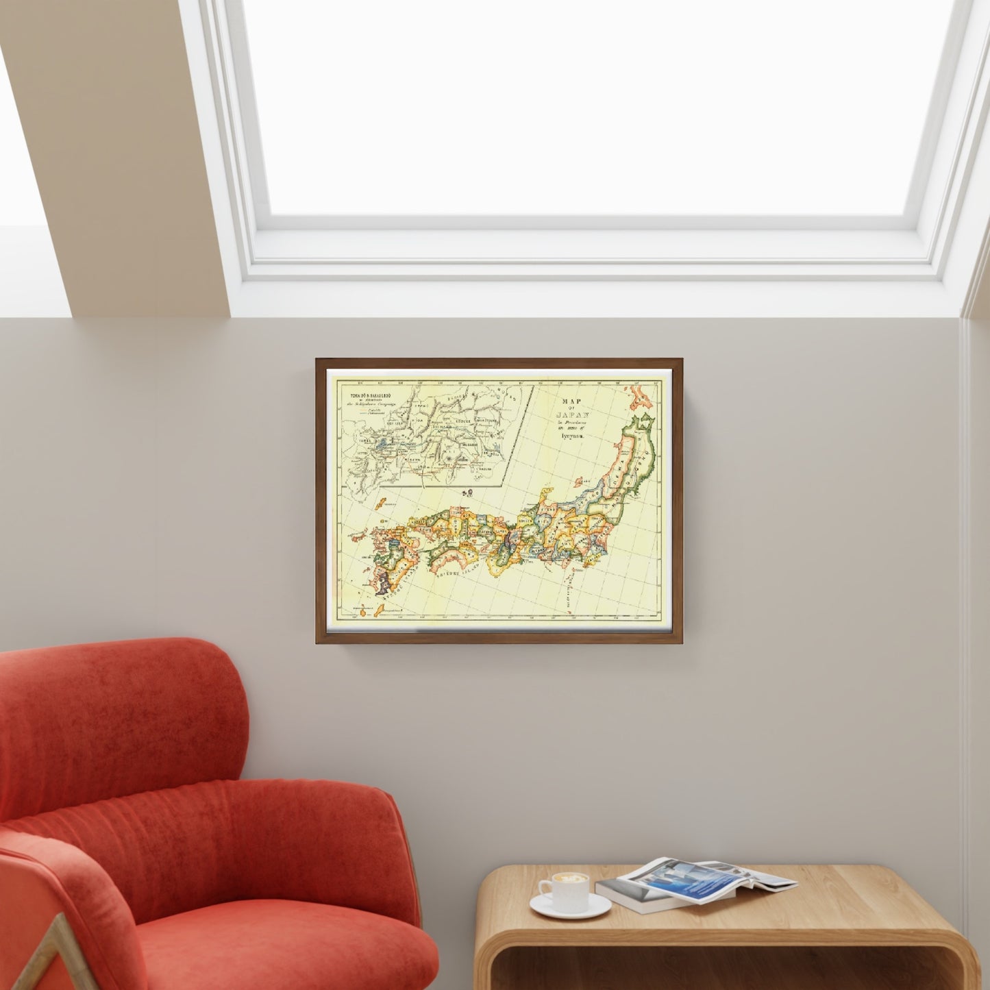 Mappa del Giappone in province al tempo di Iyeyasu, 1903