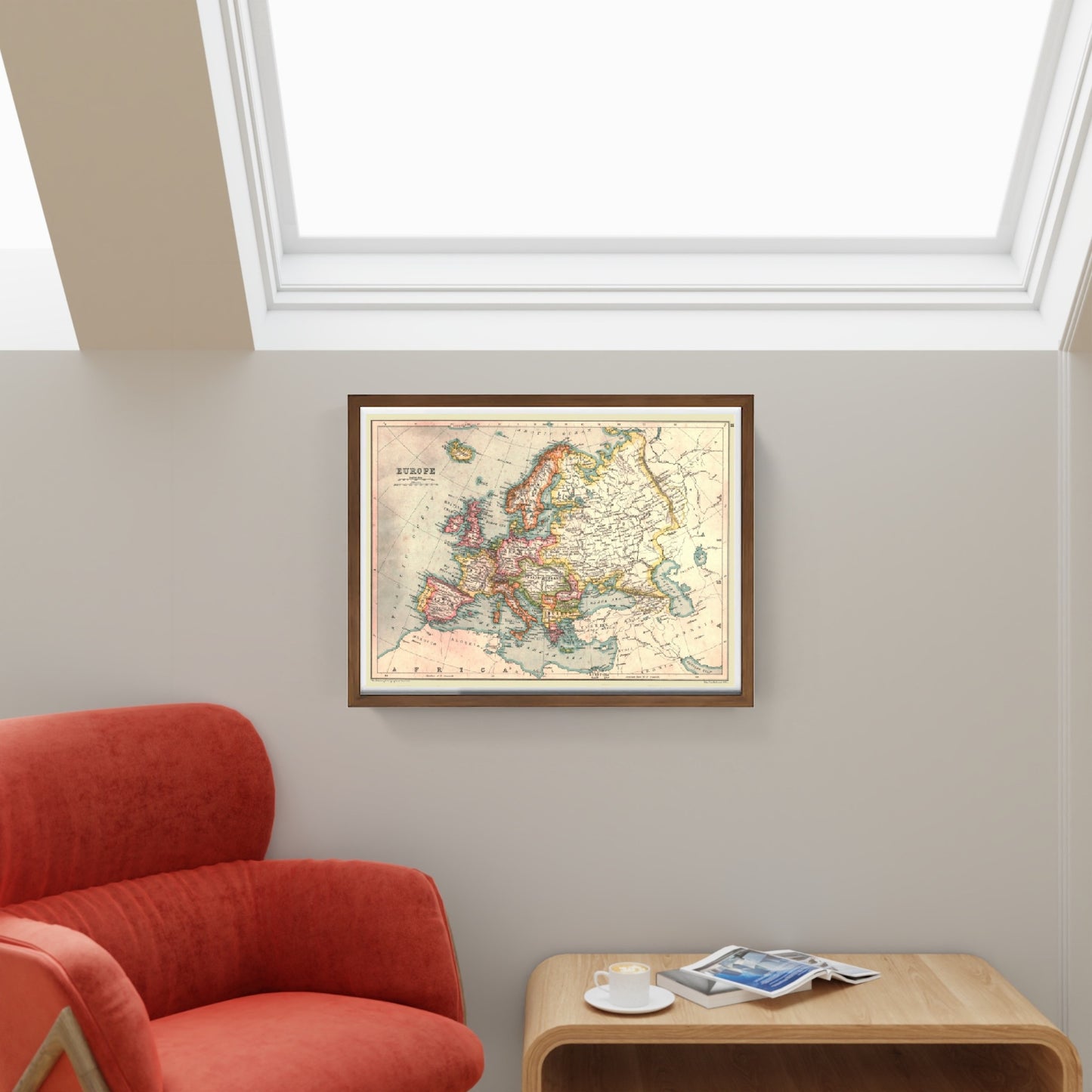 Mappa dell'Europa - 1902