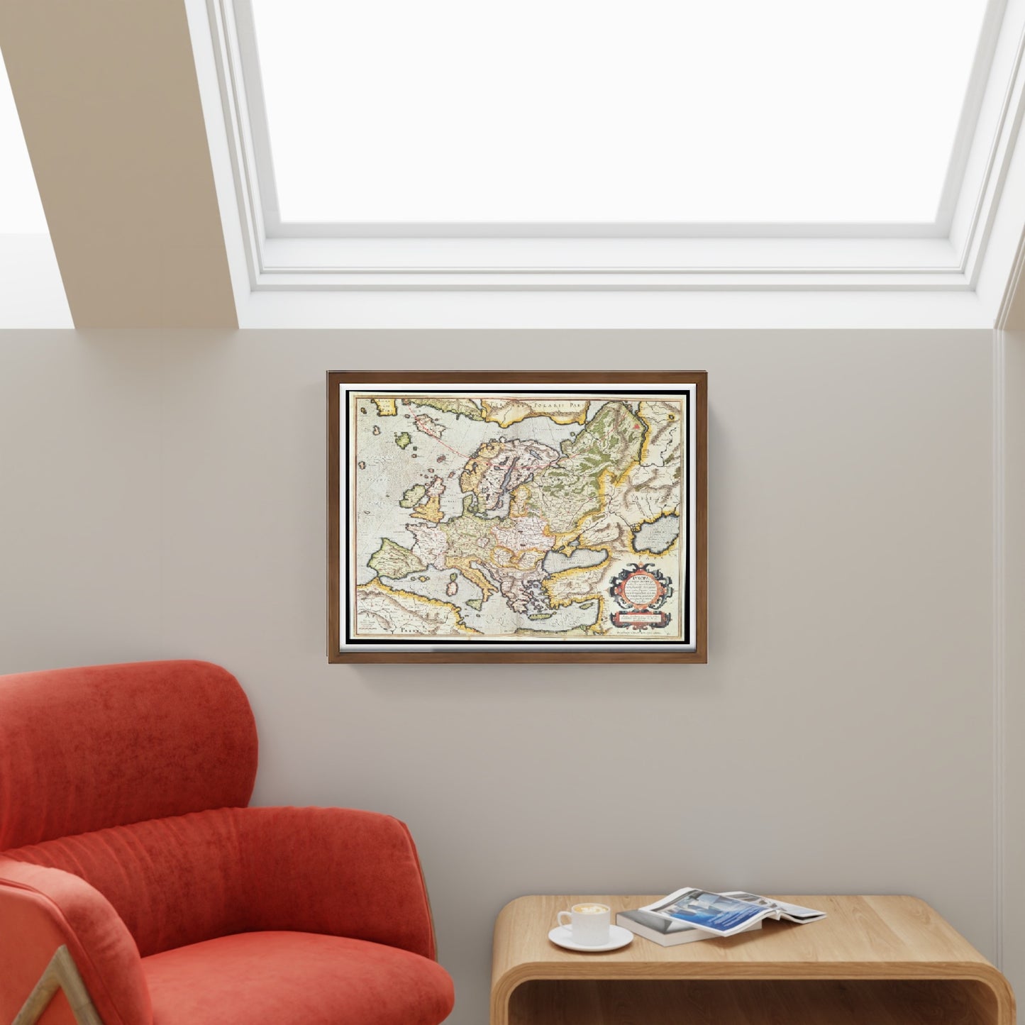 Mappa dell'Europa, 1554 - Gerardus Mercator