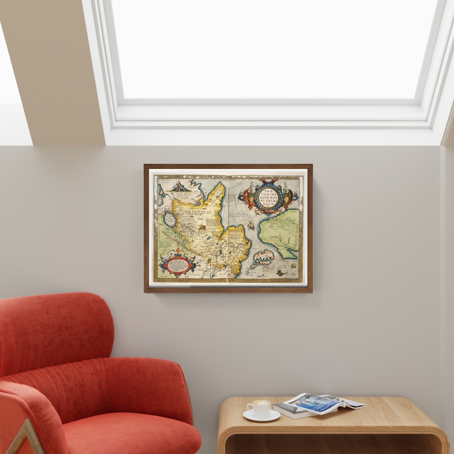 Mappa della Tartaria di Abraham Ortelius