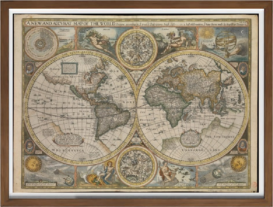 Mappa del mondo - John Speed