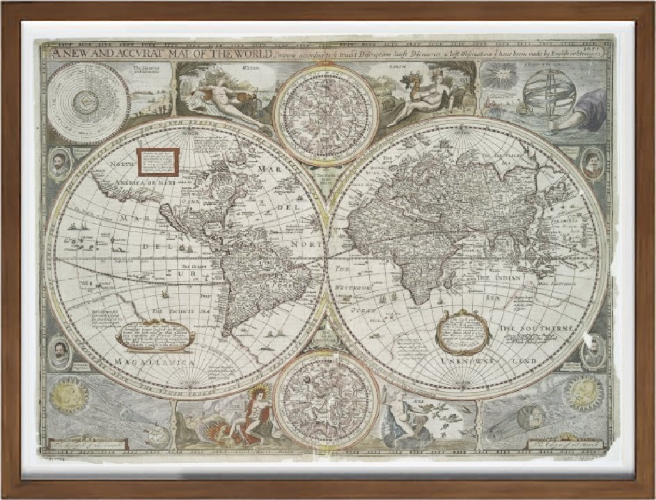 Mappa del mondo, 1676 - John Speed