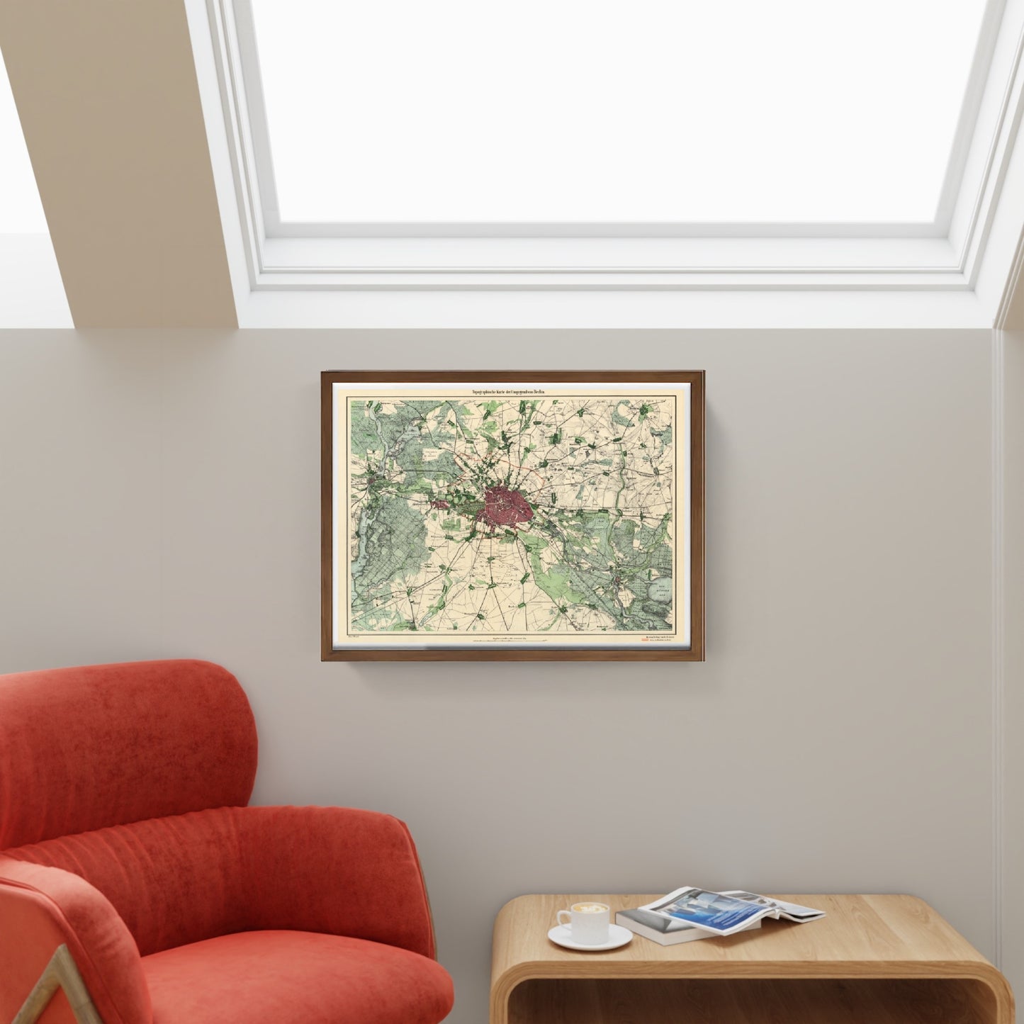 Mappa di Berlino, 1871 - Leopold Kraatz