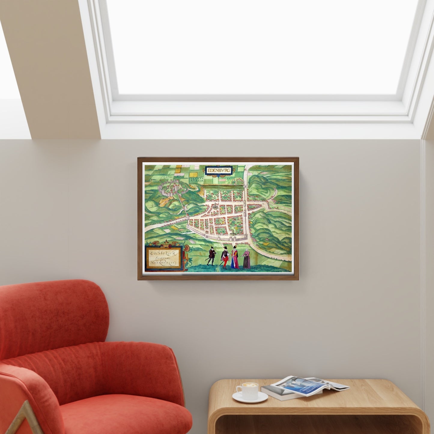 Mappa di Edimburgo - Joris Hoefnagel