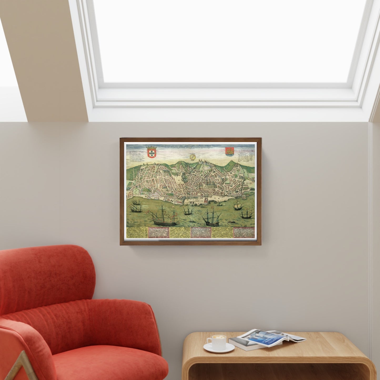 Mappa di Lisbona, 1572 - Joris Hoefnagel