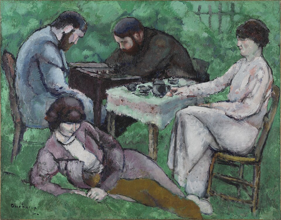 Chess game di Marcel Duchamp su pregiata carta Amalfi