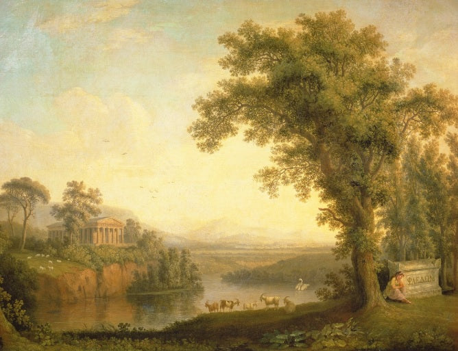 Paesaggio antico con la tomba di Fetonte, 1785 - Jakob-Philipp Hackert