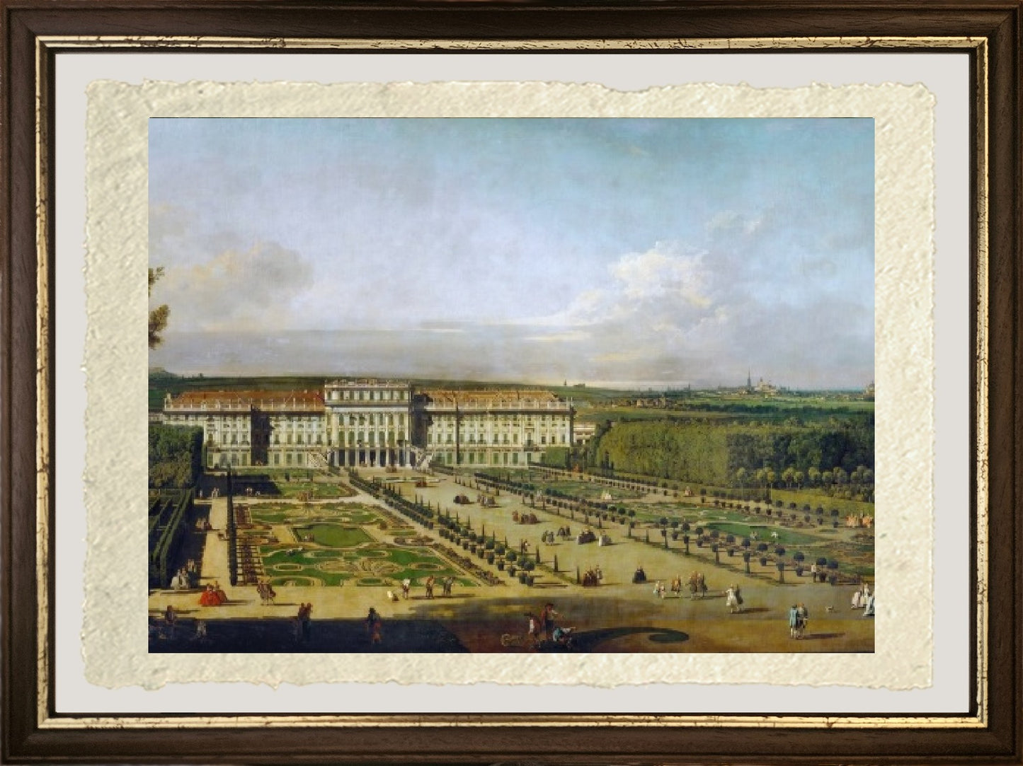 Palazzo di Schönbrunn visto dai giardini, tra il 1758 e il 1761 - Bernardo Bellotto