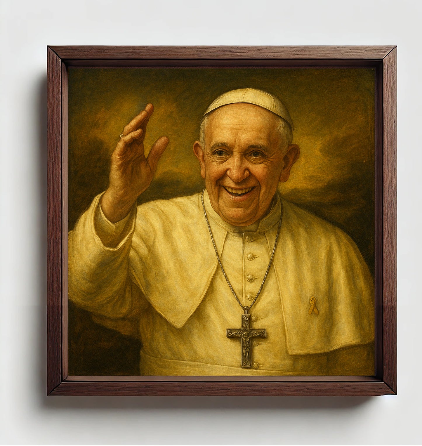 Papa Francesco saluta i fedeli