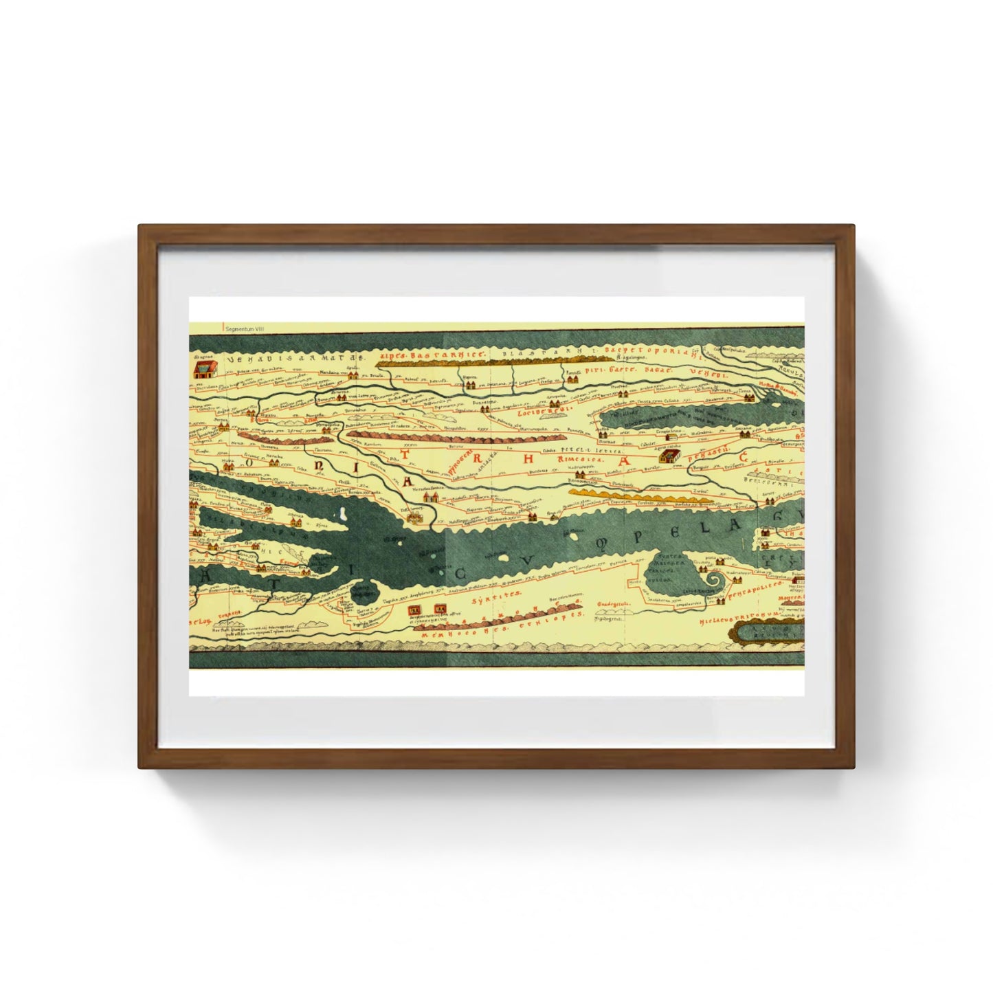 Pars IX: Athen (Segmento VIII), Tabula Peutingeriana