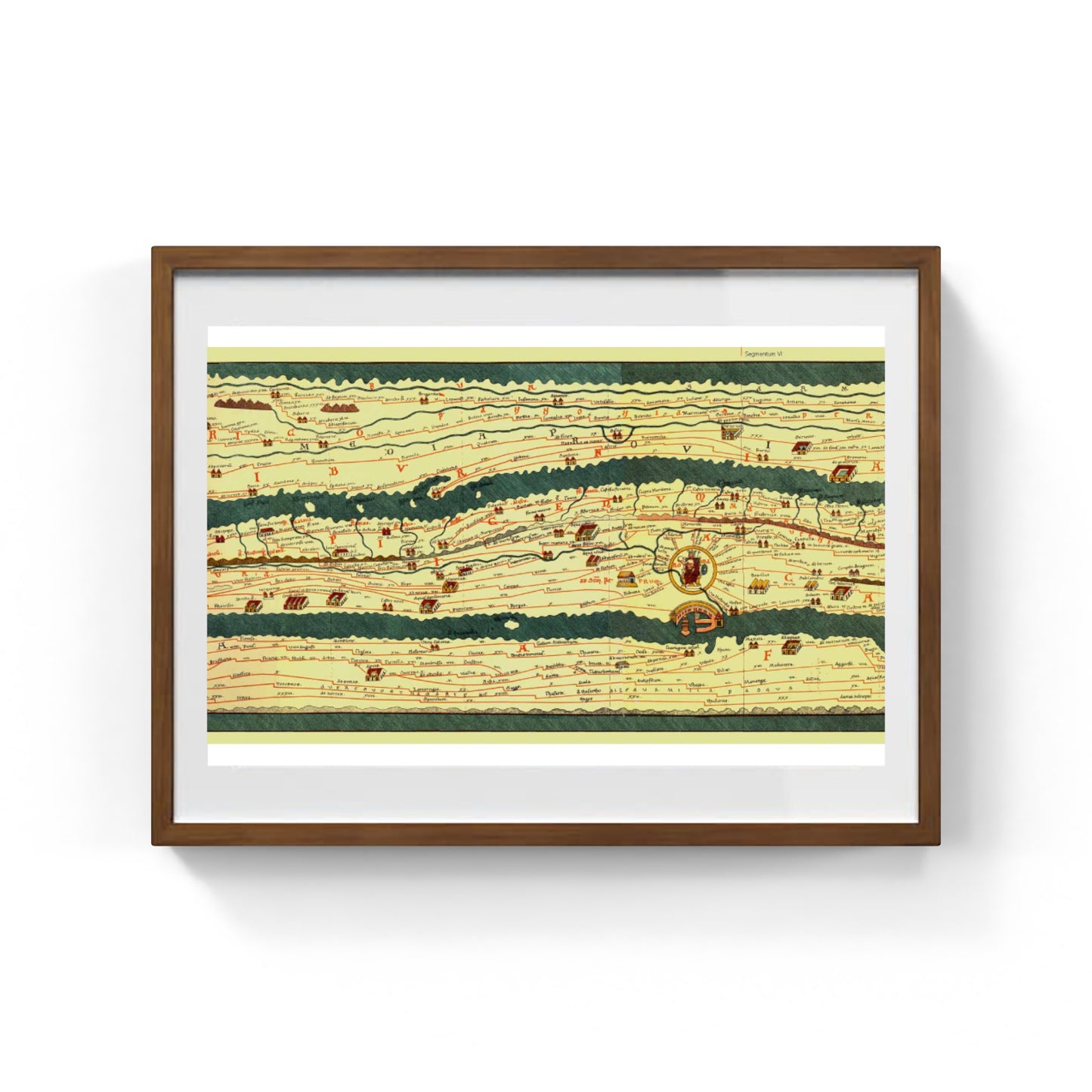Pars VI: Roma (Segmenti V, VI), Tabula Peutingeriana