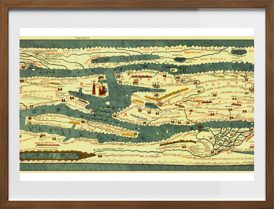 Pars X: Constantinopolis (Segmenti VIII, IX), Tabula Peutingeriana