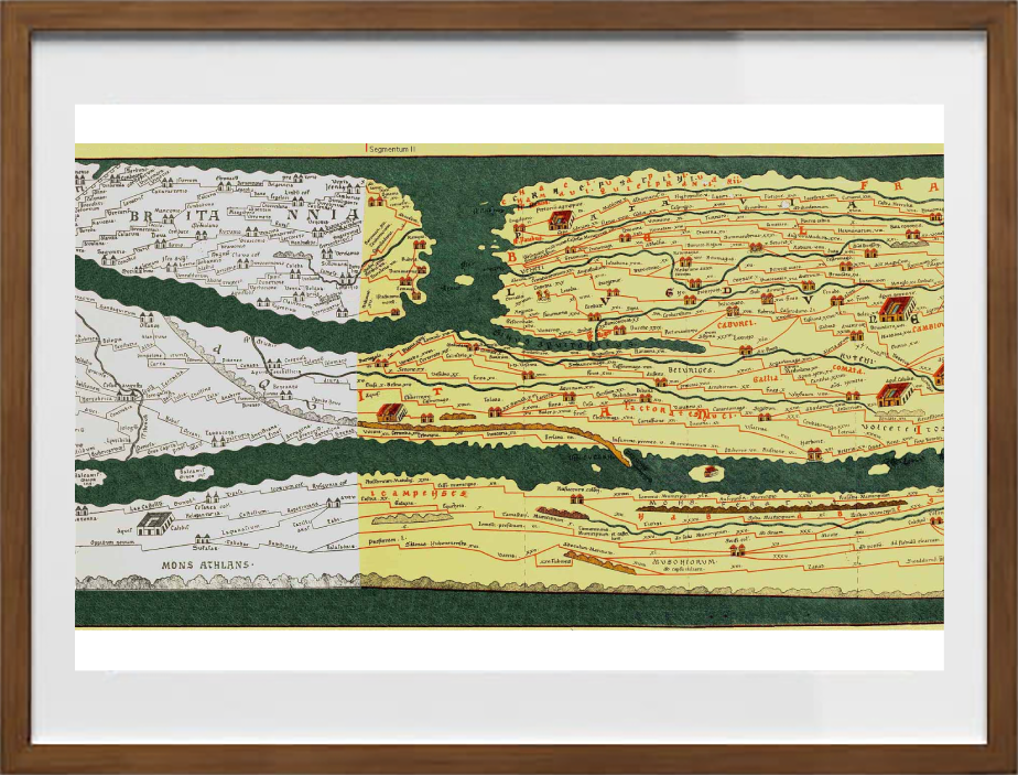 Pars II: Lugdunum (Segmenti I, II), Tabula Peutingeriana