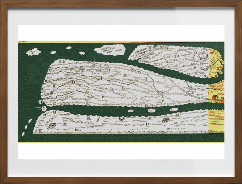 Pars I: Hispania, Britannia (Segmento I), Tabula Peutingeriana
