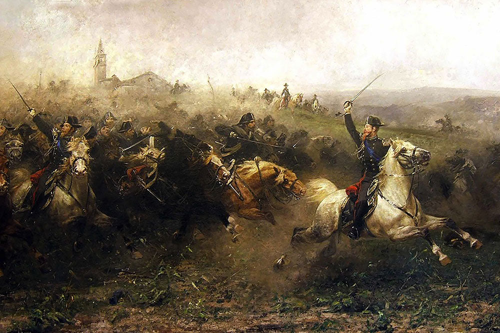 Carica dei Carabinieri a Pastrengo. 30 Aprile 1848 di De Albertis