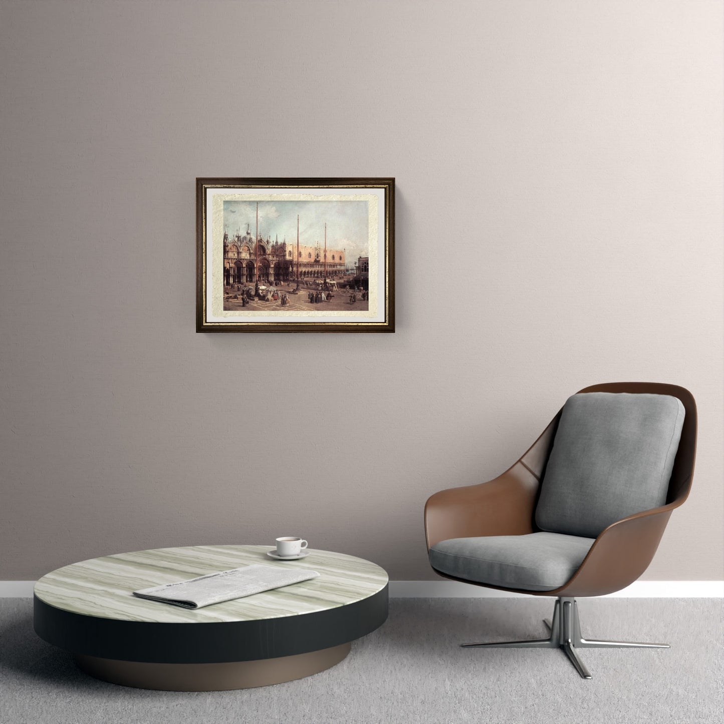 St Mark's square - Giovanni Antonio Canal known as Canaletto