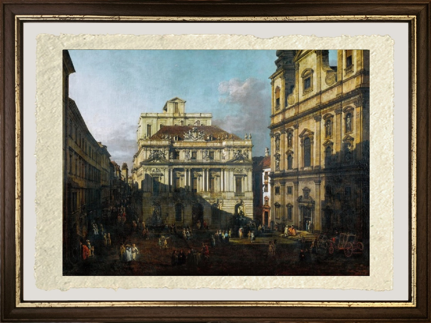 Square in front of the University - Bernardo Bellotto