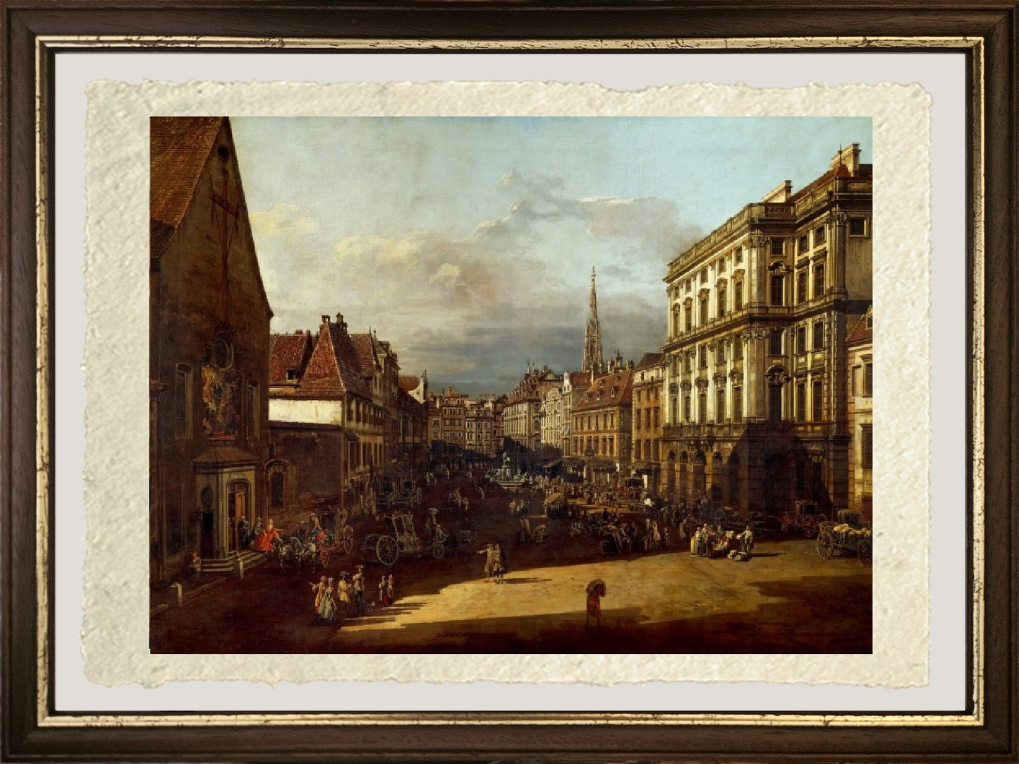 The Neuer Markt in Vienna - Bernardo Bellotto