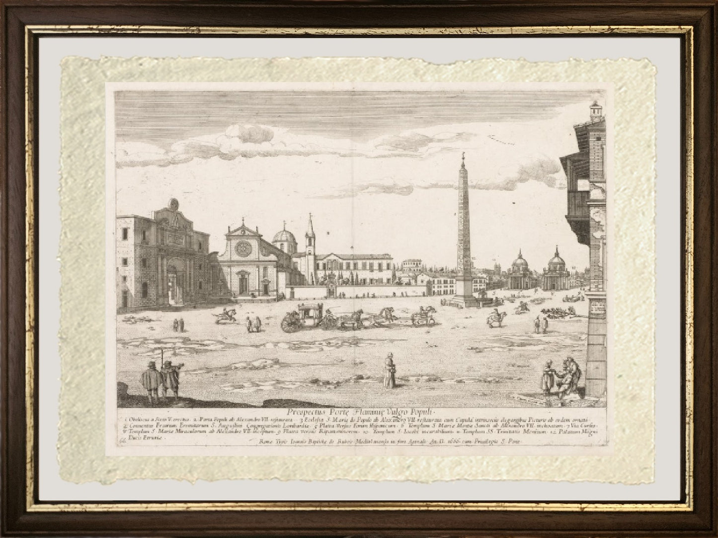 View of Rome with St. Peter's and Castel Sant' Angelo in the Distance, 1685 - Gaspare Vanvitelli - Gaspar van Wittel