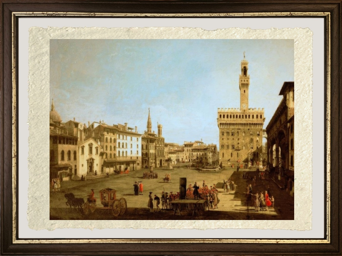 Piazza della Signoria - Bernardo Bellotto