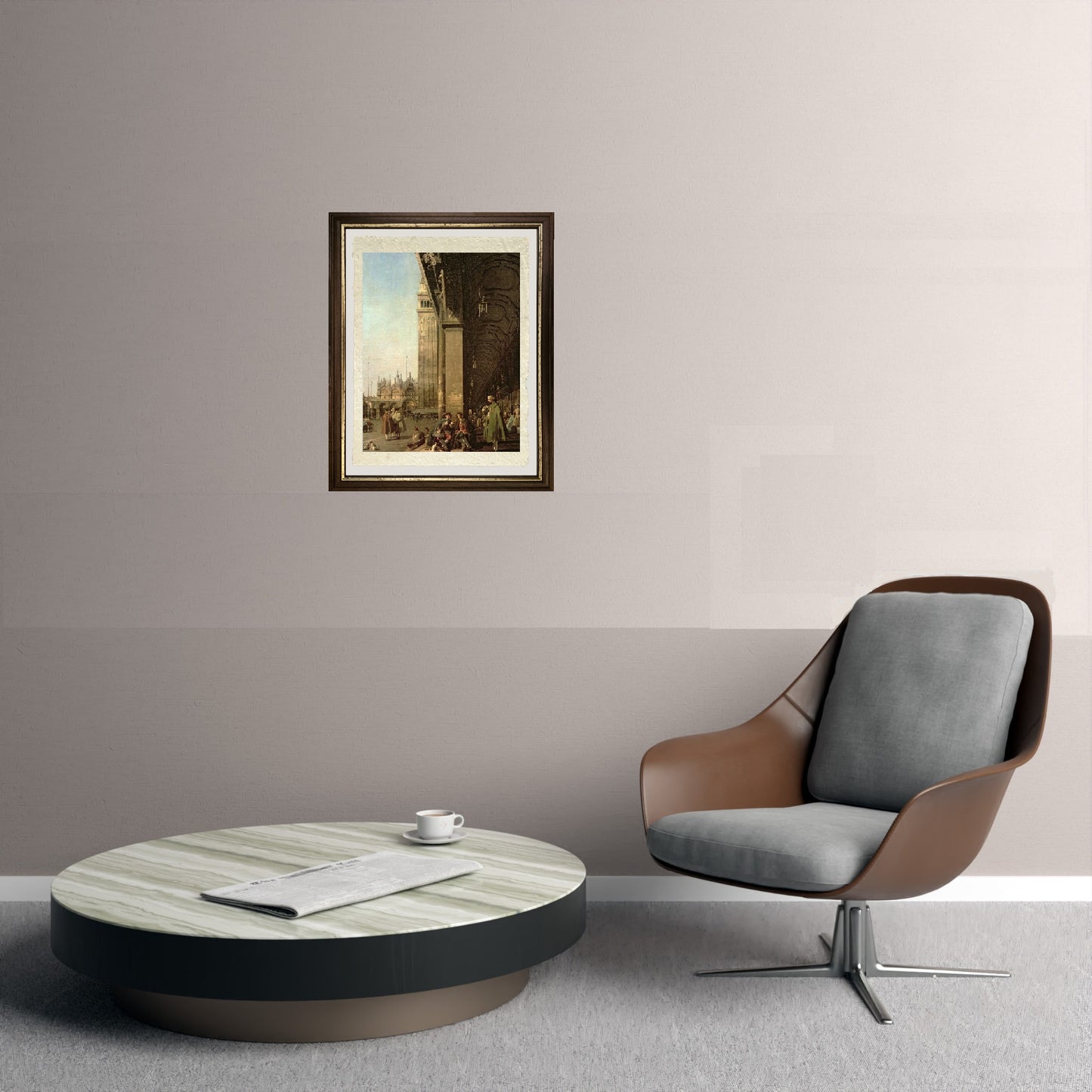 Piazza di San Marco e la colonnata delle Procuratie Nuove, 1756 - Giovanni Antonio Canal detto Canaletto