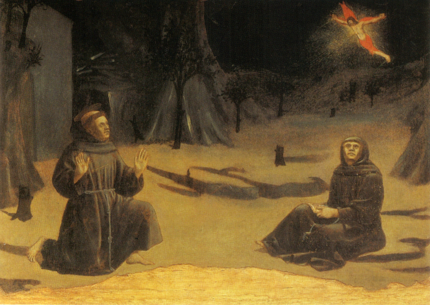 Le stimmate di San Francesco - Piero della Francesca su carta Amalfi