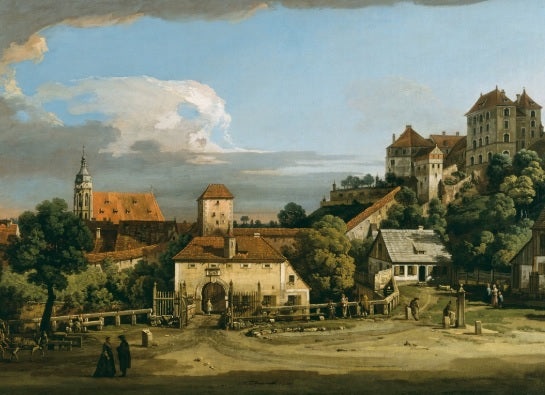 Pirna: L'Obertor dal Sud, metà 1750 - Bernardo Bellotto
