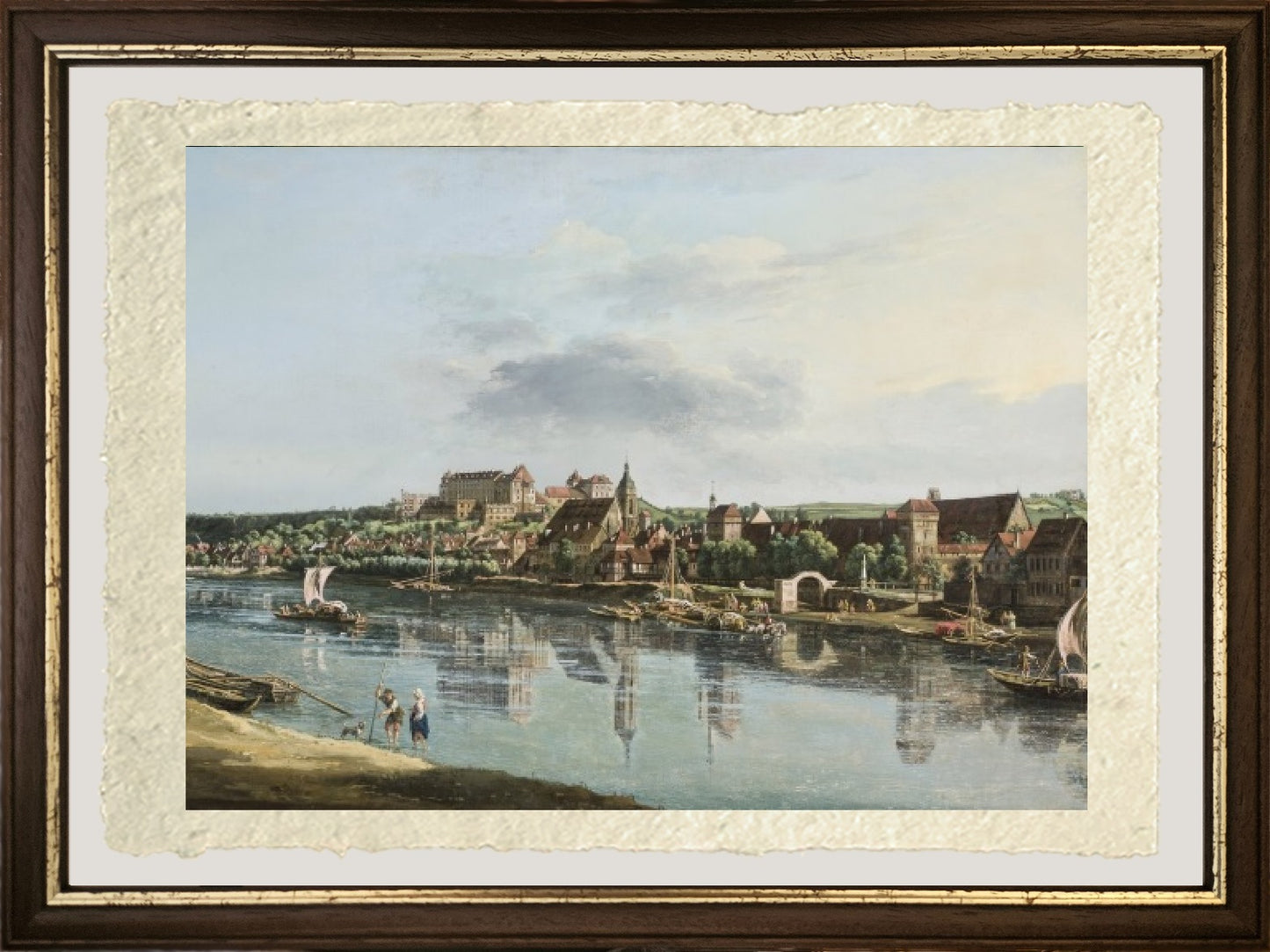 Pirna sull'Elba, 1756 - Bernardo Bellotto