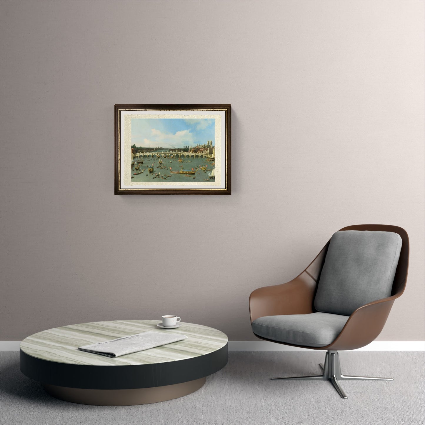 View of Rome with St. Peter's and Castel Sant' Angelo in the Distance, 1685 - Gaspare Vanvitelli - Gaspar van Wittel