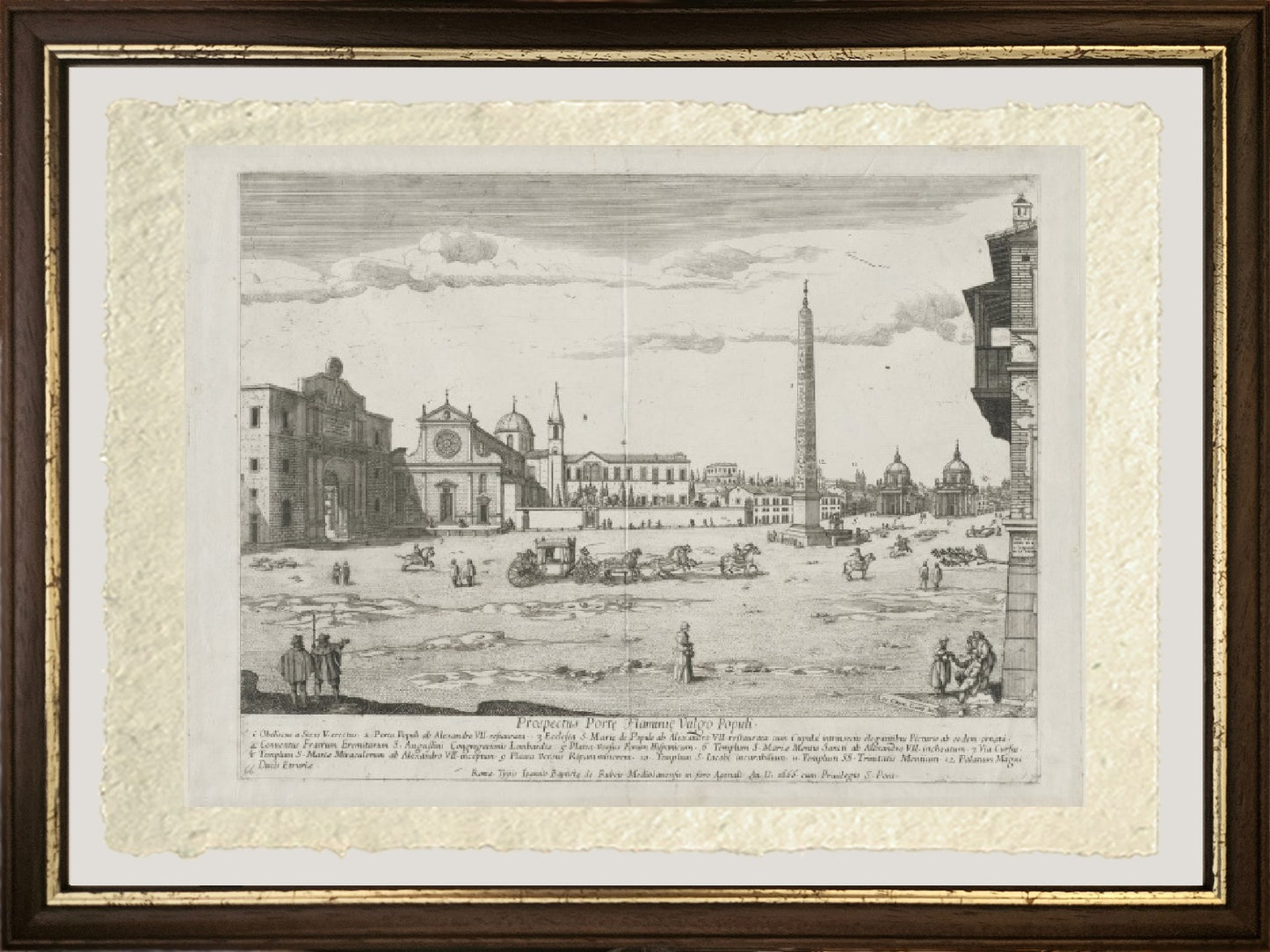 View of Rome with St. Peter's and Castel Sant' Angelo in the Distance, 1685 - Gaspare Vanvitelli - Gaspar van Wittel