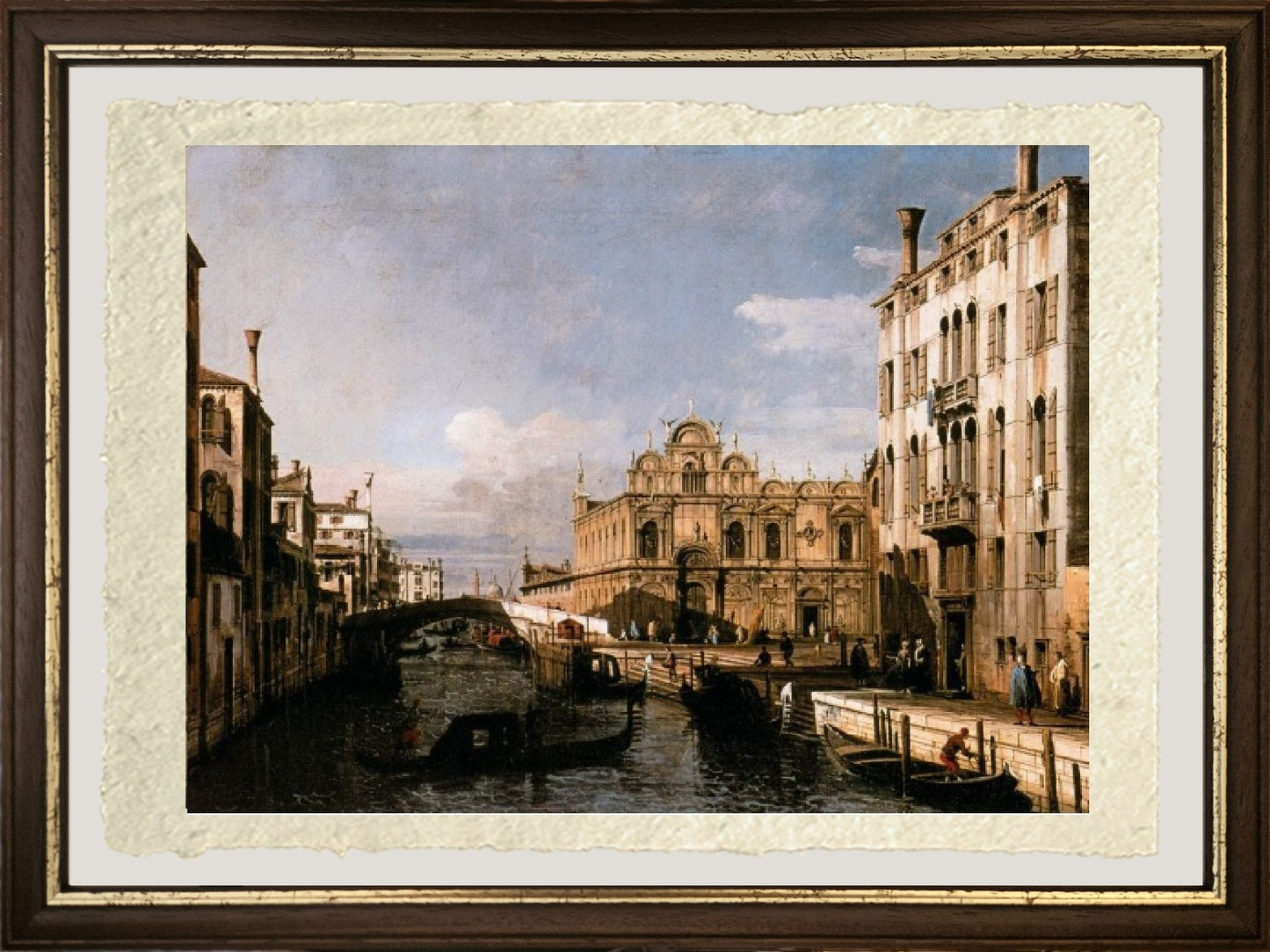 Rio dei Mendicanti with the School of San Marco - Bernardo Bellotto