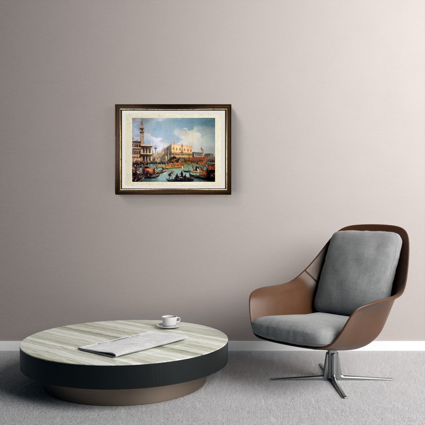 Ritorno del Bucintoro al molo del Palazzo Ducale 1730 - Giovanni Antonio Canal detto Canaletto